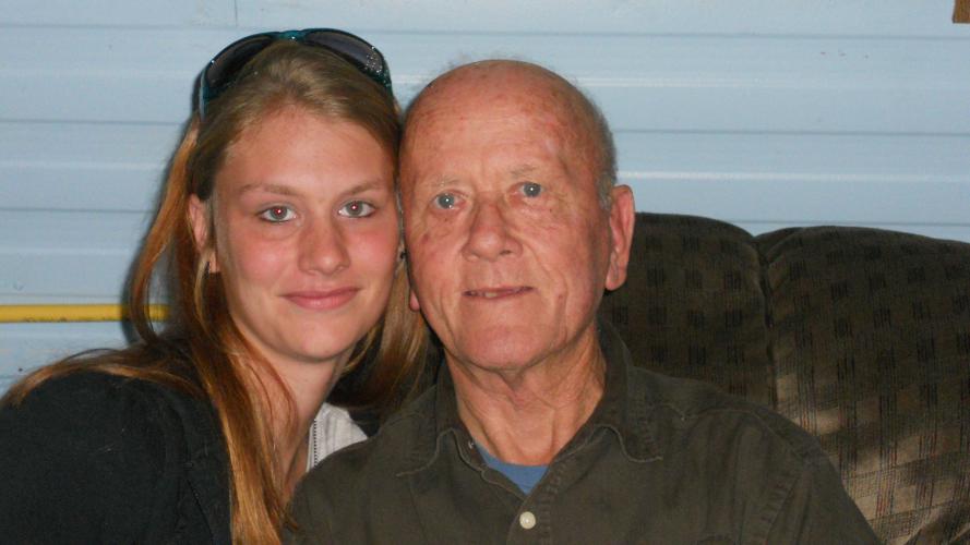Scotts niece Erica and Dad